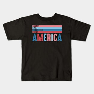 Freedom Flag Kids T-Shirt